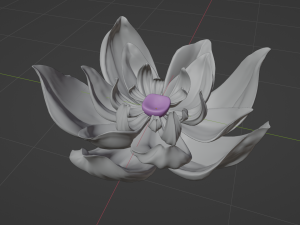 Flower model Modelo 3D