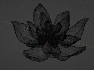 Flower model Modelo 3D