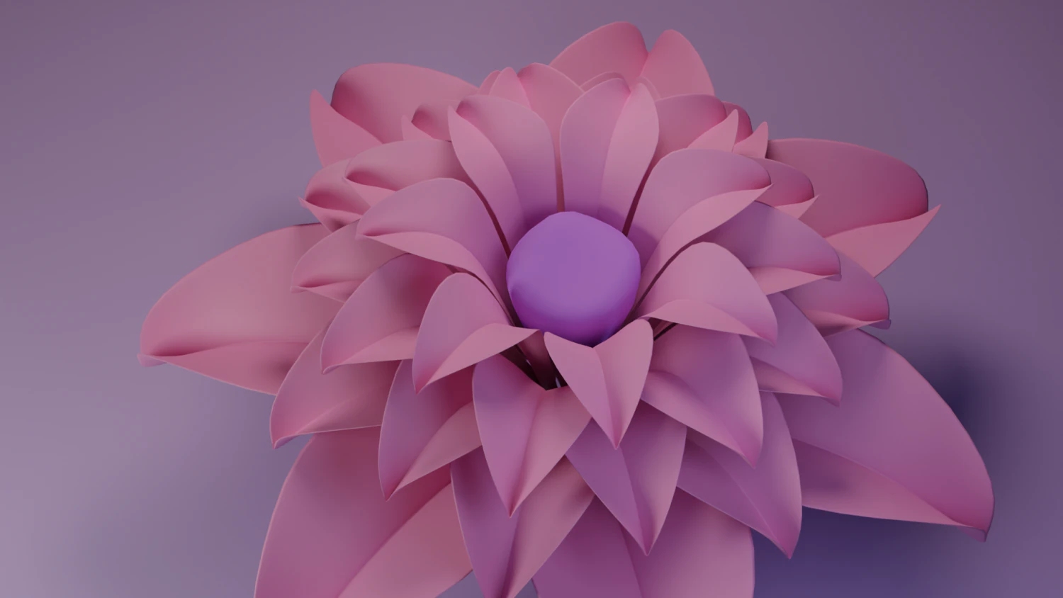 Flower model V2 3D Model .c4d .max .obj .3ds .fbx .stl .blend 