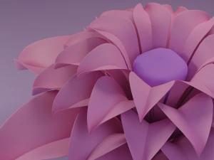 Flower model V2 3D Model