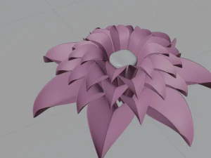 Flower model V2 3D Model