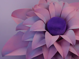Flower model V2 3D Model