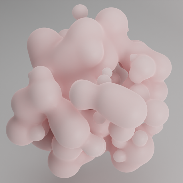 Abstract Blob Modèle 3D .c4d .max .obj .3ds .fbx .stl .blend 
