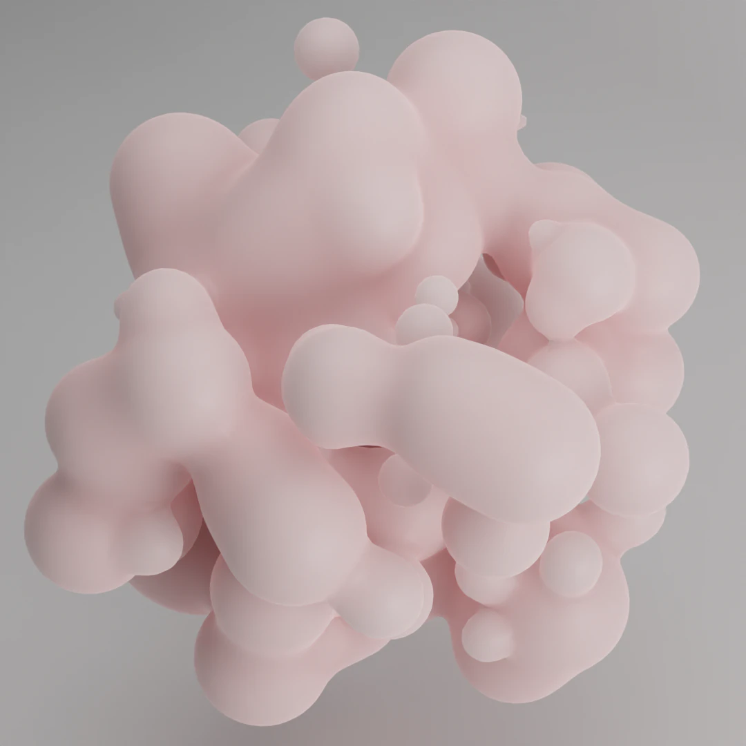 Abstract Blob 3D Model .c4d .max .obj .3ds .fbx .stl .blend 