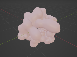 Abstract Blob Modèle 3D