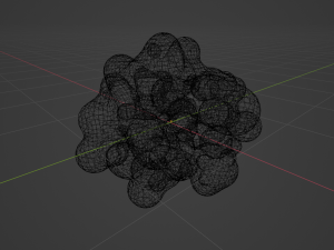 Abstract Blob Modèle 3D