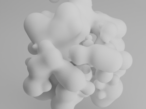 Abstract Blob Modèle 3D