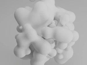 Abstract Blob 3D Model