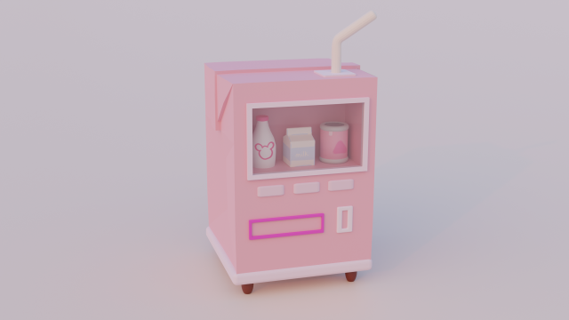 A machine in the form pink packaging 3D-Modell .c4d .max .obj .3ds .fbx .stl .blend 