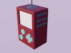 Gaming console 3D Model