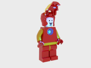 लेगो आयरन मैन 3D मॉडल