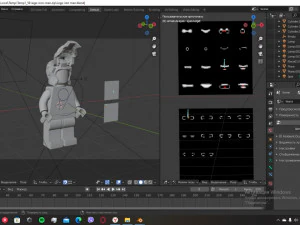 Lego iron man 3D Model