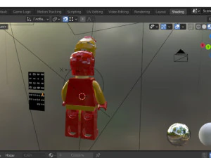 Lego iron man 3D Model