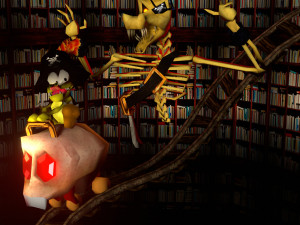 Kackle from DKC2 - N64 version Low-poly 3D 모델