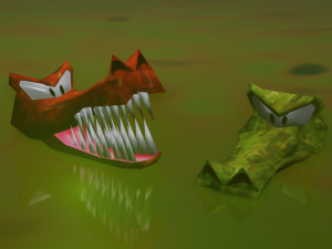 KrockHeads and more itens from DKC2 - N64 version Low-poly Modelo 3D