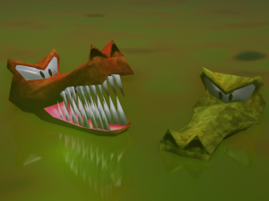 KrockHeads and more itens from DKC2 - N64 version Low-poly Modelo 3D