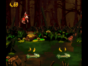 KrockHeads and more itens from DKC2 - N64 version Low-poly Modelo 3D