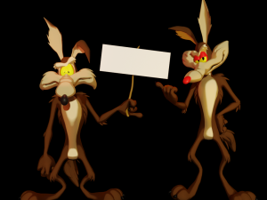 Willie the Coyote and Ralph the Wolf 3D Model