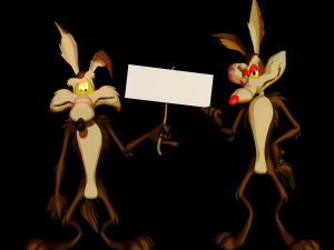Willie the Coyote and Ralph the Wolf Modello 3D