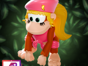 Chess Pack Dixie Kong DKC3 Rareware era 3D Print Model