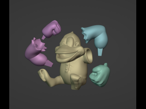 Chess Pack Kiddy Kong DKC3 Model do druku 3D