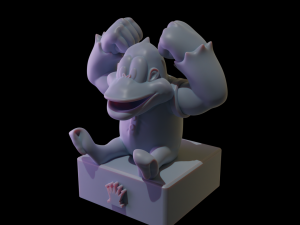 Chess Pack Kiddy Kong DKC3 3D Print Model