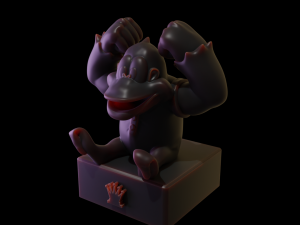 Chess Pack Kiddy Kong DKC3 Model do druku 3D