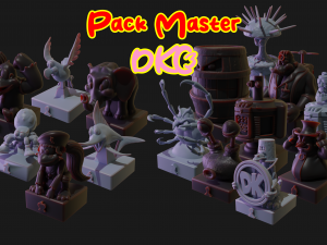 Chess Pack Master Donkey Kong Country 3 BOSS and BUDDIES 3D print model 3D Print Model