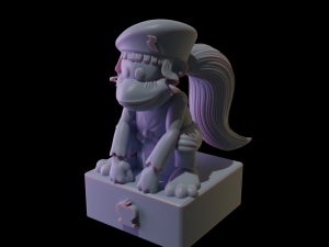 Chess Pack Donkey Kong Country BUDDIES 3D print model Modello di stampa 3D