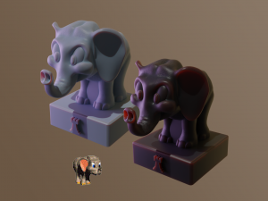 Chess Pack Ellie from DKC3 3D Print Model