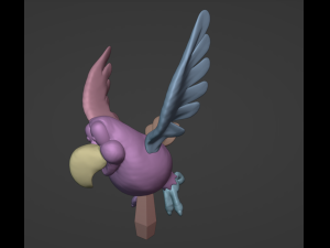 Chess Pack Squawks Quawks from DKC3 3D Print Model