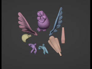 Chess Pack Squawks Quawks from DKC3 3D Print Model