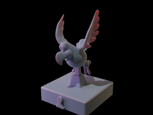 Chess Pack Squawks Quawks from DKC3 3D Print Model