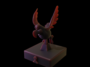 Chess Pack Squawks Quawks from DKC3 3D Print Model