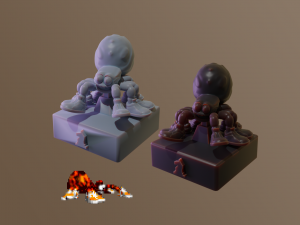 Chess Pack Squitter from DKC series 3D Print Model