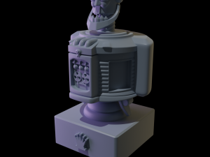 Chess Pack KAOS boss from DKC3 3D Baskı Modeli