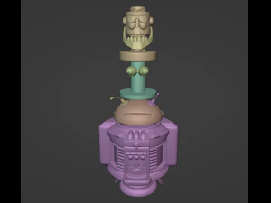 Chess Pack KAOS boss from DKC3 3D Print Model