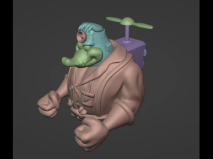 Baron KRooleintein Chess Pack from DKC3 3D Print Model
