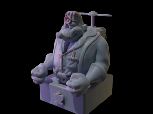 Baron KRooleintein Chess Pack from DKC3 3D Print Model