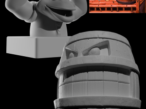 Belcha - Donkey Kong Country 3 Chess Pack Modèles 3D en vedette