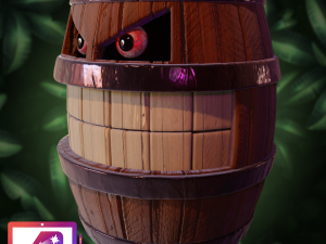 Belcha - Donkey Kong Country 3 Chess Pack 3D Print Model