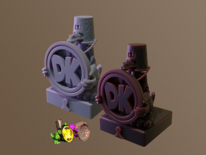 Chess Pack Koin and Koindozer from DKC3 3D 프린트 모델