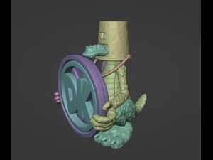 Chess Pack Koin and Koindozer from DKC3 3D Print Model