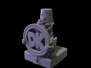 Chess Pack Koin and Koindozer from DKC3 3D Print Model