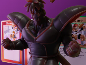 Chess Pack Recoome Ginyu Force from Dragon Ball series 3D Print Model