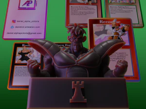 Chess Pack Recoome Ginyu Force from Dragon Ball series 3D Print Model