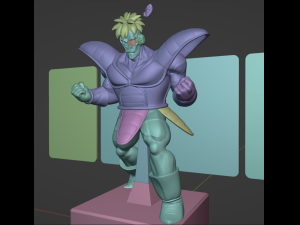 Chess Pack Recoome Ginyu Force from Dragon Ball series Modelo de Impressão 3D