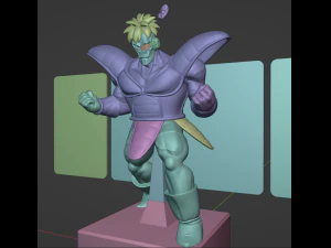 Chess Pack Recoome Ginyu Force from Dragon Ball series 3D Print Model