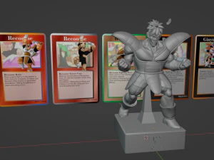Chess Pack Recoome Ginyu Force from Dragon Ball series 3D Print Model