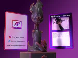 Chess Pack Melinda Emma from Unicorn Warriors Eternal Model Cetak 3D